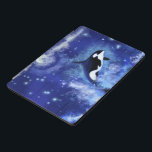 Killer Whale Blue iPad Air Cover Full Moon<br><div class="desc">Killer Whales on Blue Full Moon iPad Covers</div>