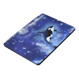 Killer Whale Blue iPad Air Cover Full Moon