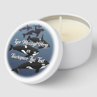 Killer Whale Candles Custom Orca Whale Candle