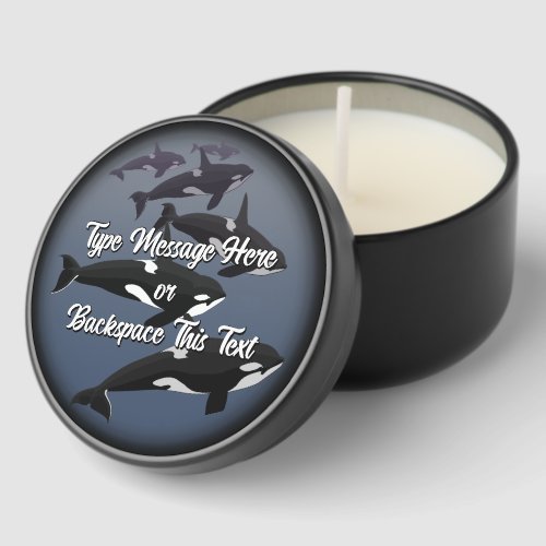 Killer Whale Candles Custom Orca Whale Candle