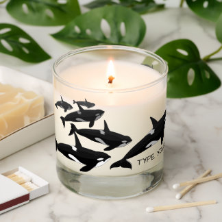 Killer Whale Candles Custom Orca Whale Candle