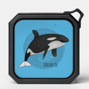 Killer whale cartoon illustration  bluetooth speaker