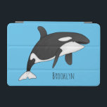 Killer whale cartoon illustration  iPad mini cover<br><div class="desc">Killer whale cartoon illustration</div>