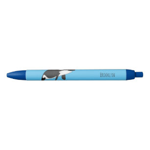 Killer whale cartoon illustration pen