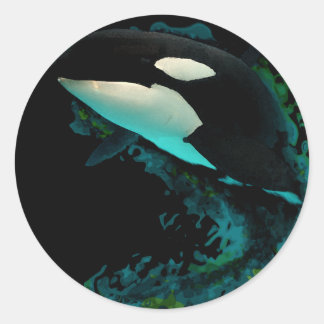 Killer Whale Classic Round Sticker