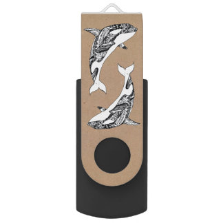 Killer whale flash drive