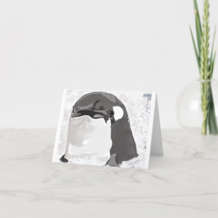 Killer Whale 🐳 Letterpress Thank You Card