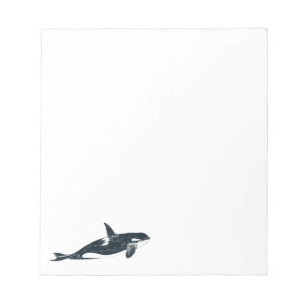 Killer whale notepad