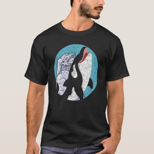 Killer Whale  Ocean Animal  Waves Orca Swea T_Shirt