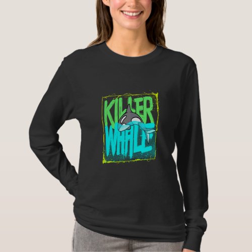 Killer Whale Ocean Orcas Swea  T_Shirt