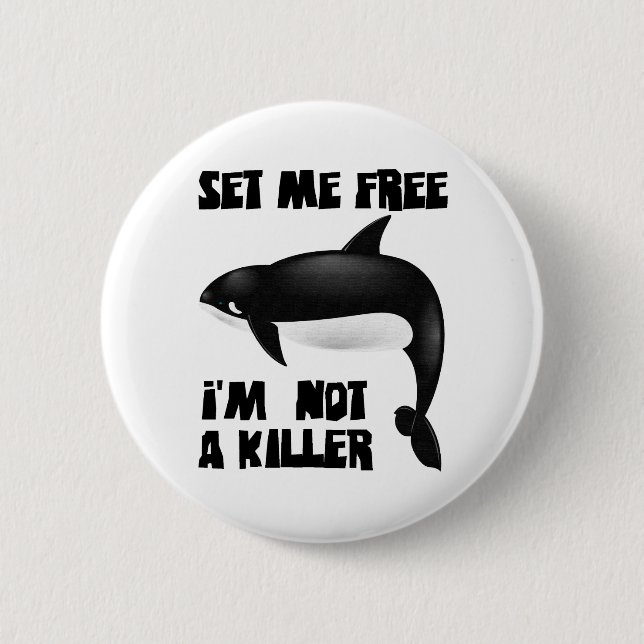 Killer Whale - Orca Button (Front)