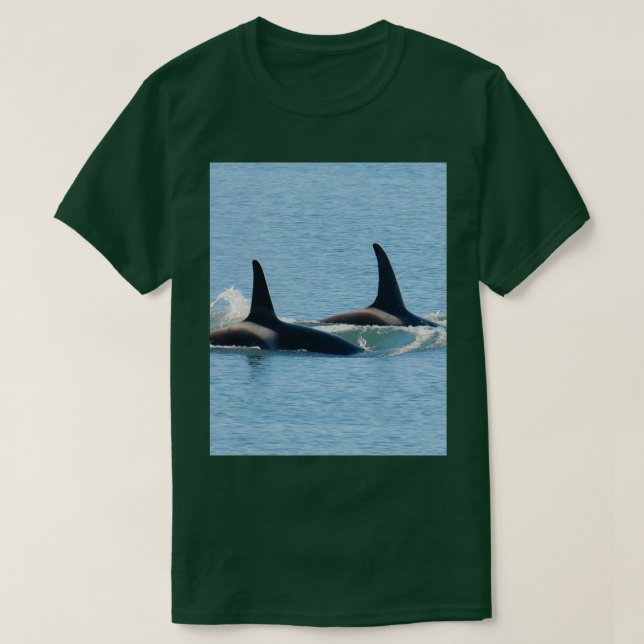 Killer whale orca fins 4 T-Shirt (Design Front)