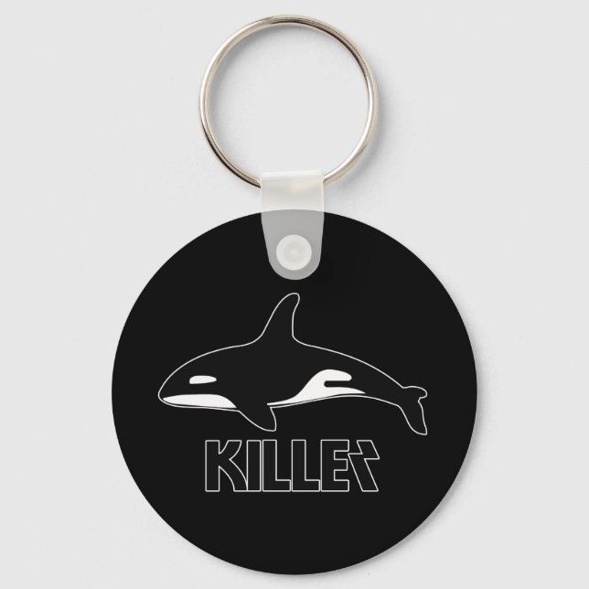 Killer Whale Orca of Death Keychain (Front)