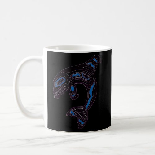Killer Whale Orca Pacific Nw Native American India Coffee Mug