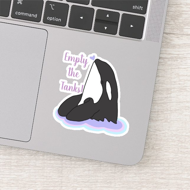 Killer Whale Orca Sticker (Detail)