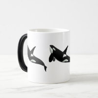 Orca Mug / Orca Illustration / Killer Whales Mug / Oceanlife 