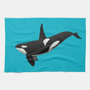 Killer Whale, Orcinus Orca Towel