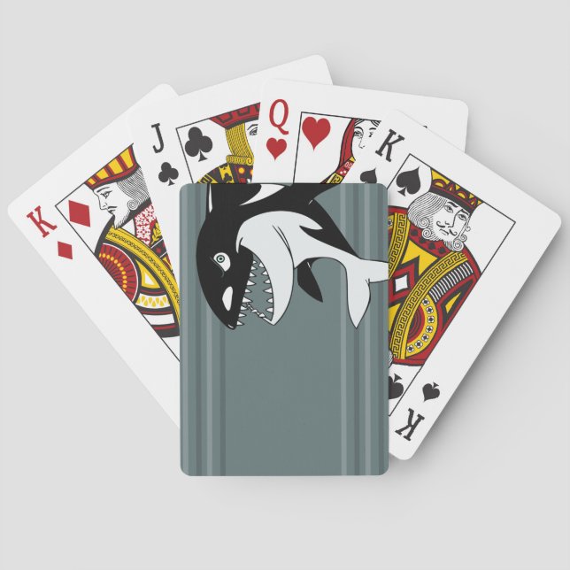 Killer Whale Playing Cards (Back)