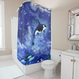Killer Whale Shower Curtain