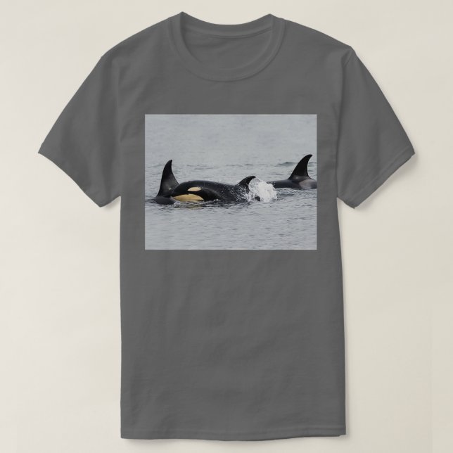 Killer whale swimming 3 T-Shirt (Design Front)