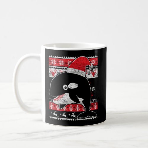 Killer Whale Ugly Christmas Orca Coffee Mug