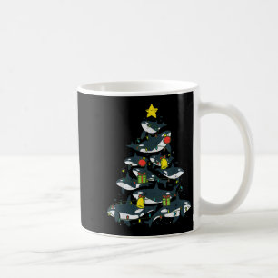 Killer Whales Christmas Tree Xmas Orca Women Men B Coffee Mug