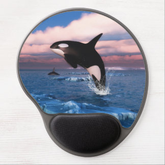 Killer whales in the Arctic Ocean Gel Mouse Pad