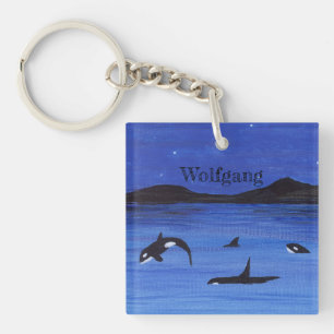 Killer Whales Keychain