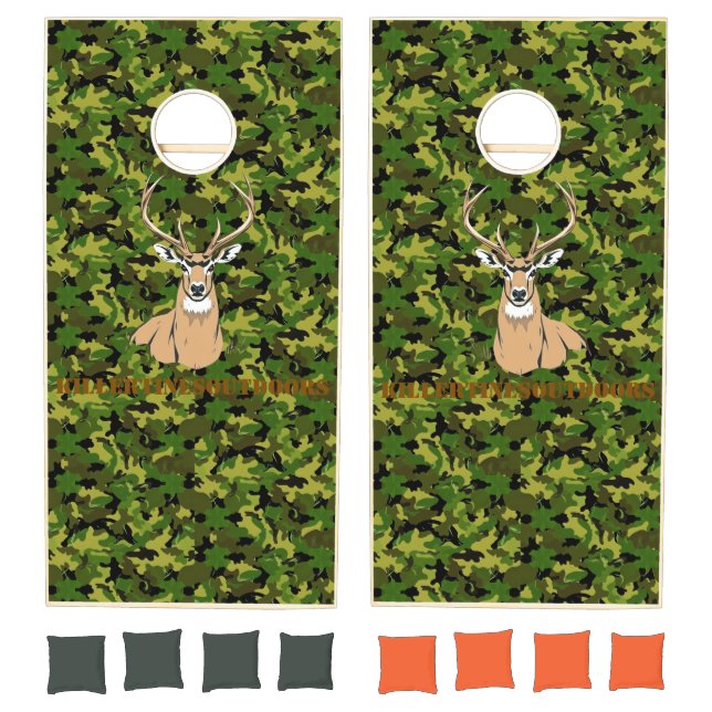 Killertinesoutdoors camo corn hole set (Set)