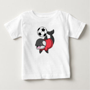 Killerwhale as Soccer player with Soccer Baby T-Shirt