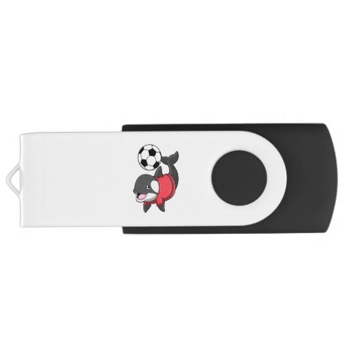 Killerwhale as Soccer player with Soccer Flash Drive
