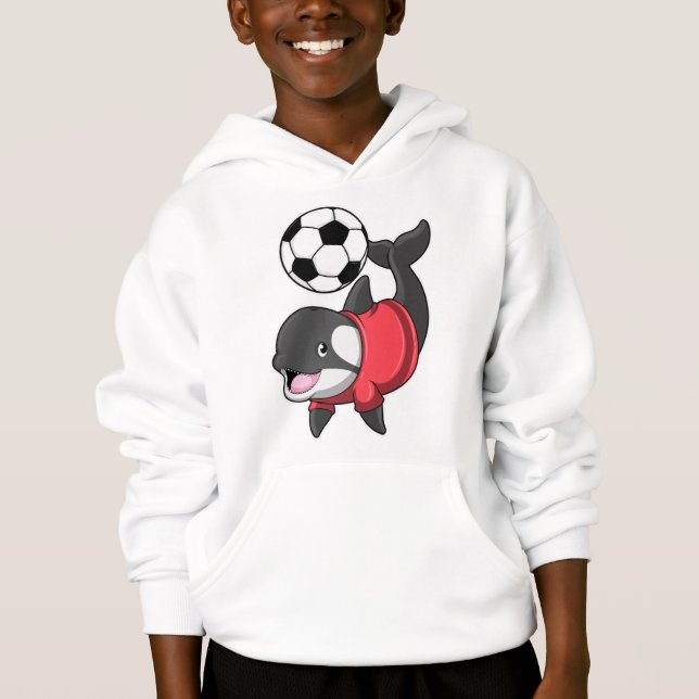 Killerwhale as Soccer player with Soccer Hoodie (Front)