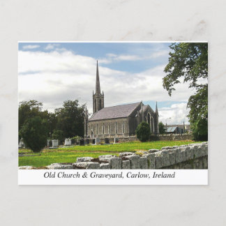 Killeshin Church & Graveyard, near Carlow, Ireland Holiday Postcard