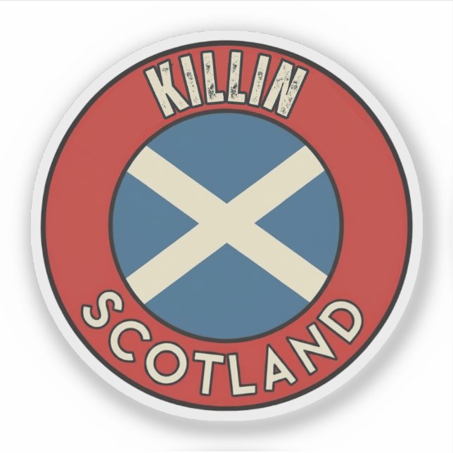 Killin, Scotland Sticker (Front)