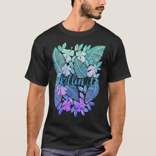 KillinX27 It  Turquoise  Lavender Ombr  T_Shirt