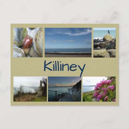 Killiney Collage Postcard