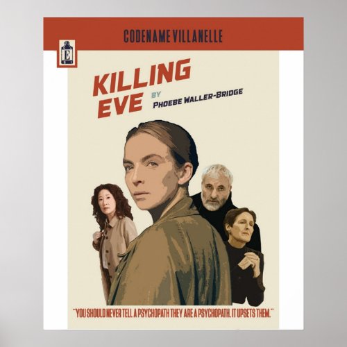 Killing Eve ComicStyle Poster