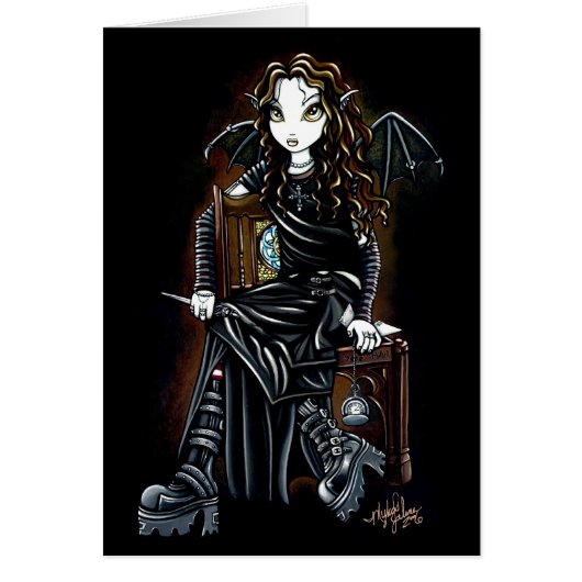 Killing Time Gothic Faerie Card (Front)