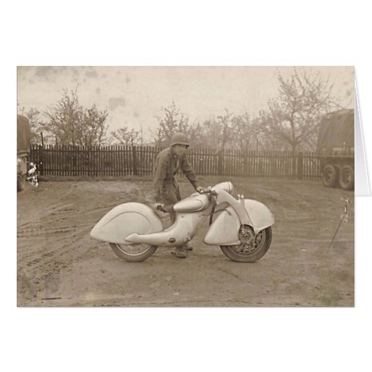 KILLINGER & FREUND MOTORCYCLE. CARDS (Front Horizontal)