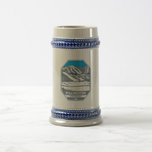 Killington Ski Area Winter Vermont Beer Stein