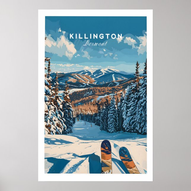 Killington Ski Poster - Vermont 1 (Front)