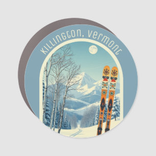 Killington Vermont ski souvenir Car Magnet