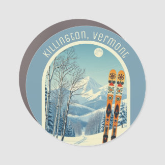 Killington Vermont ski souvenir Car Magnet