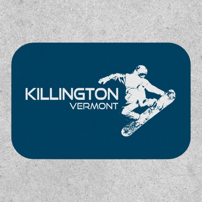 Killington Vermont Snowboarder Patch (Front)