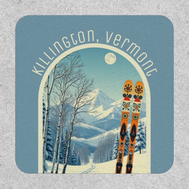 Killington Vermont vacation souvenir  Patch (Front)
