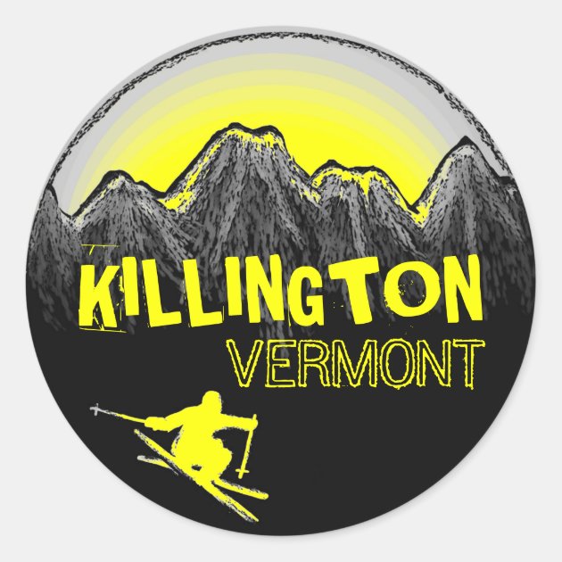 killington vermont Sticker Skiing 