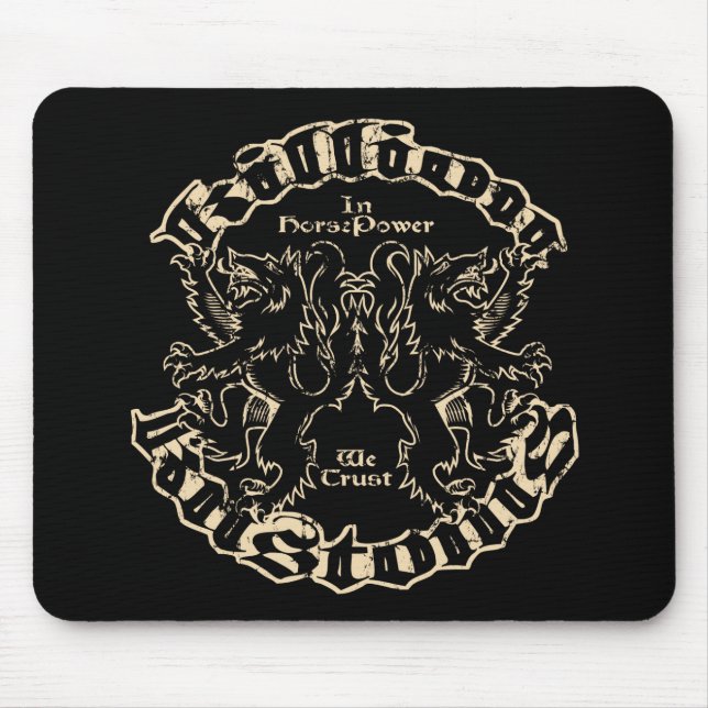 Killions Kustoms Wolf Pack mouse pad (Front)