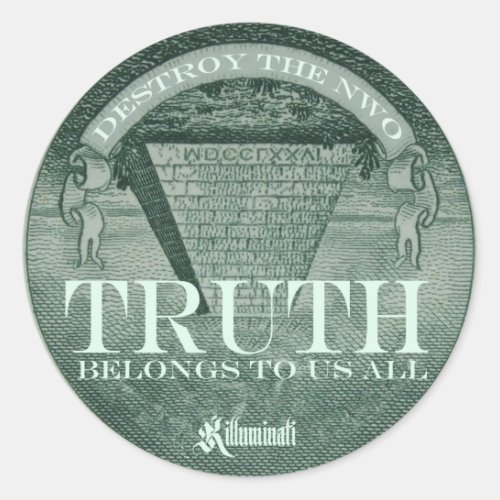 Killuminati _ Truth Belongs To Us All Sticker