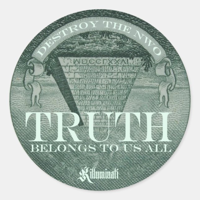 Killuminati - "Truth Belongs To Us All" Sticker (Front)