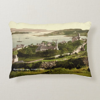 Killybegs village c1900, Donegal Ireland. Accent Pillow